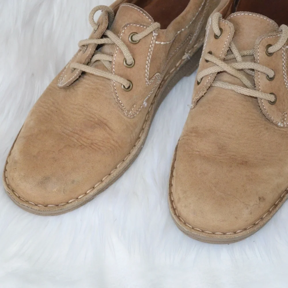 Sioux Germany tan leather casual Oxford shoes sz‎ 9